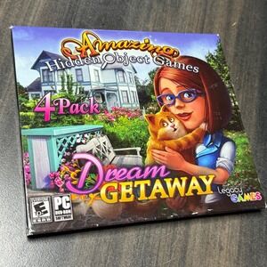 Amazing Hidden Object Games 4 Pack Dream Getaway PC DVD-ROM Legacy Games